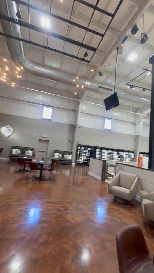 Commercial interior painting and finishing project