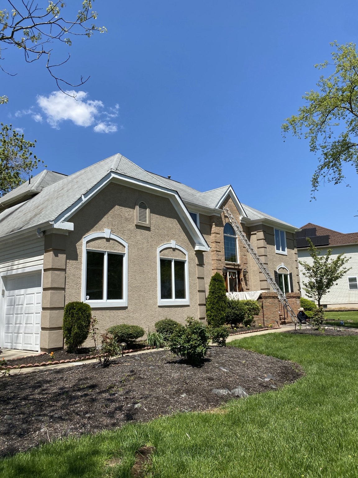 Completed residential exterior property work